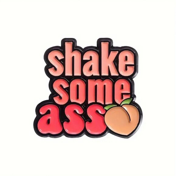 Cheeky Peach Bum Comical Pins - Picture 8 of 9